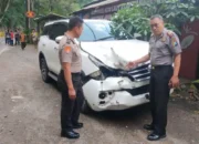 Mobil Fortuner Tertimpa Batu Longsor di Jalur Trenggalek-Ponorogo, Pengemudi Selamat