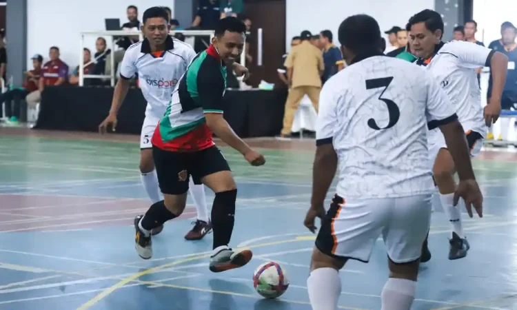 Diikuti 18 Tim OPD Trenggalek, Turnamen Futsal Dispora Cup I Jadi Ajang Perkuat Antar Lembaga