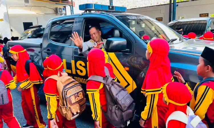 Polres Trenggalek Gencar Tanamkan Belajar Tertib Lalu Lintas Sejak Usia Dini
