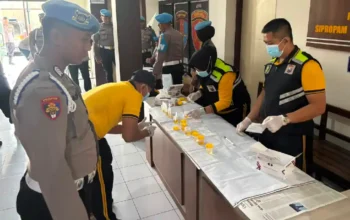 Bidpropam Polda Jatim Gelar Sidak, 38 Anggota Polres Trenggalek di Tes Urine