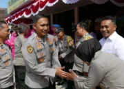 Kapolres Trenggalek Cek Anggota Polsek Kampak dan Munjungan, Tekankan Pelayanan Humanis