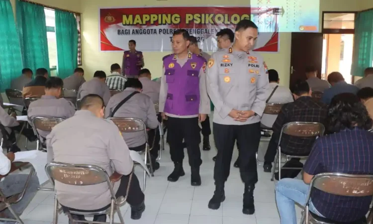 Anggota Polres Trenggalek Pemegang Senpi Ikuti Ujian Psikologi