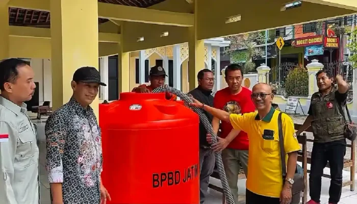 Atasi Dampak Kekeringan di 51 Desa, BPBD Trenggalek Terima Bantuan 25 Tandon dari BPBD Jatim