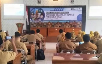 Penguatan Literasi Dasar, 438 SD di Trenggalek Terima Bantuan Sarana Menulis Kelas 1 dan 2